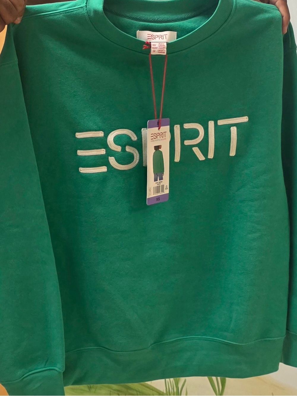 Esprit Green Logo Sweatshirt